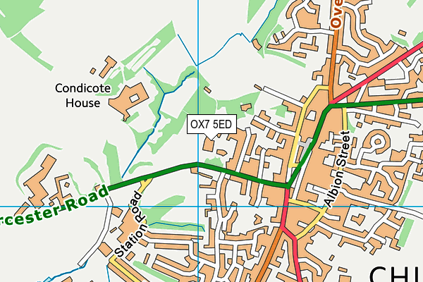 OX7 5ED map - OS VectorMap District (Ordnance Survey)