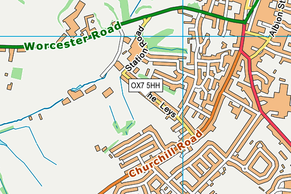 OX7 5HH map - OS VectorMap District (Ordnance Survey)