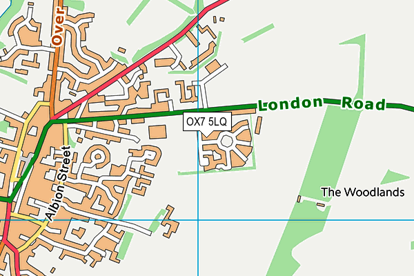 OX7 5LQ map - OS VectorMap District (Ordnance Survey)