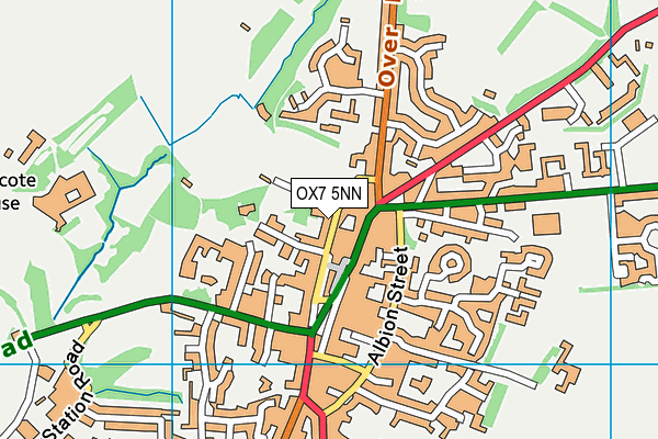 OX7 5NN map - OS VectorMap District (Ordnance Survey)