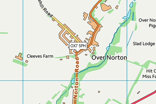 OX7 5PH map - OS VectorMap District (Ordnance Survey)