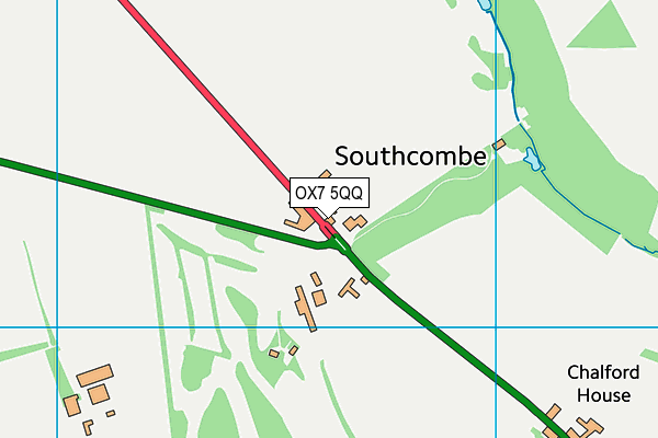 OX7 5QQ map - OS VectorMap District (Ordnance Survey)