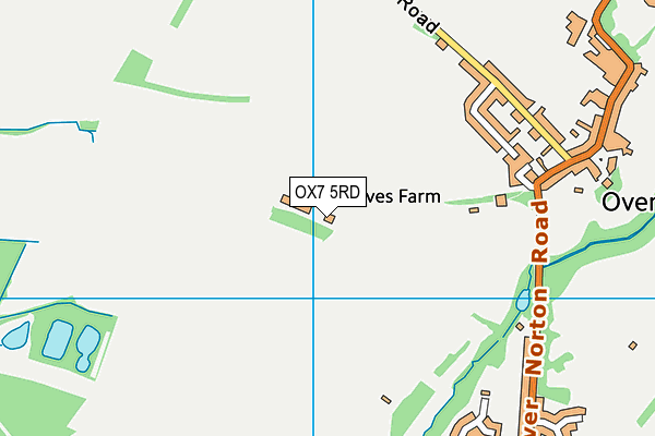 OX7 5RD map - OS VectorMap District (Ordnance Survey)