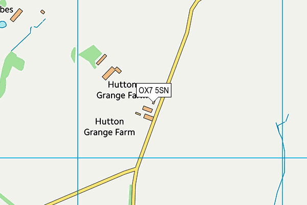 OX7 5SN map - OS VectorMap District (Ordnance Survey)