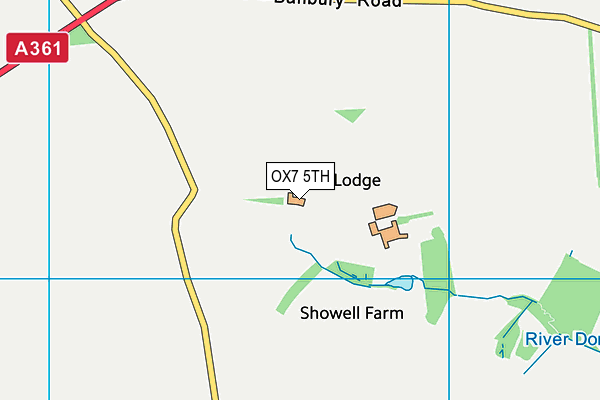 OX7 5TH map - OS VectorMap District (Ordnance Survey)