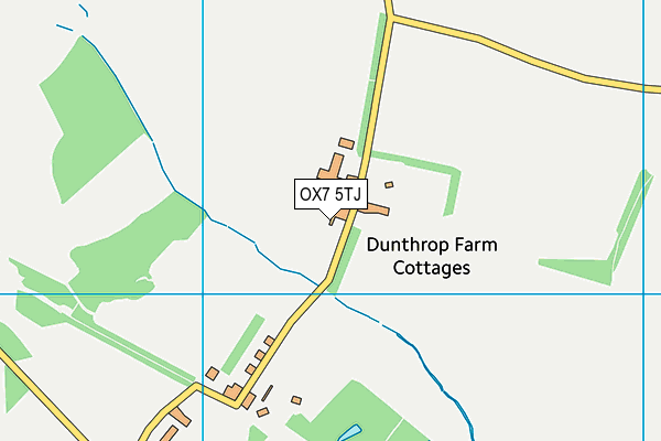 OX7 5TJ map - OS VectorMap District (Ordnance Survey)