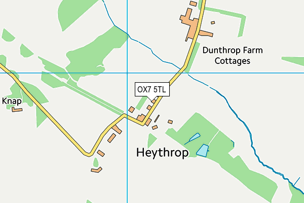 OX7 5TL map - OS VectorMap District (Ordnance Survey)