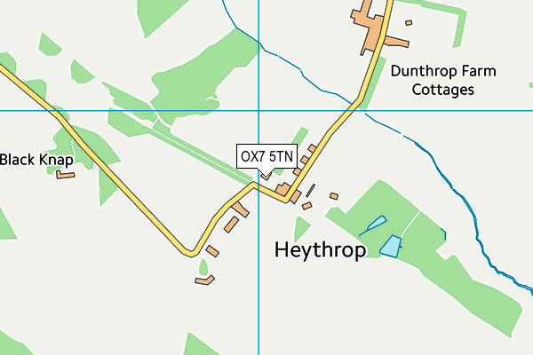 OX7 5TN map - OS VectorMap District (Ordnance Survey)