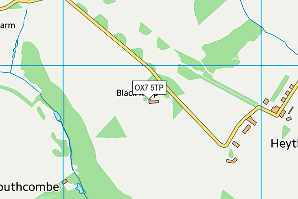 OX7 5TP map - OS VectorMap District (Ordnance Survey)