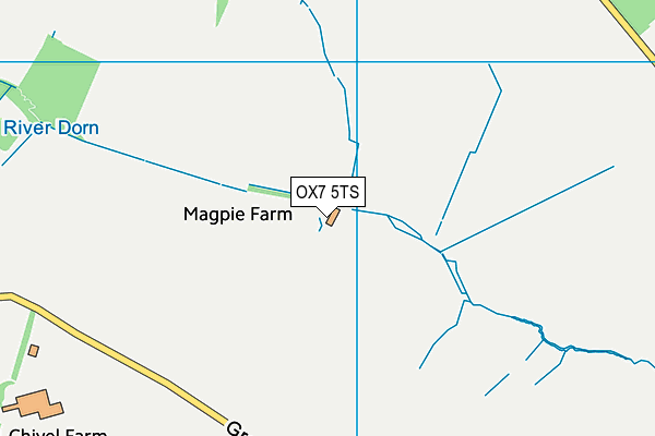 OX7 5TS map - OS VectorMap District (Ordnance Survey)