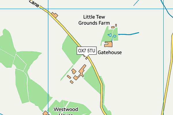 OX7 5TU map - OS VectorMap District (Ordnance Survey)