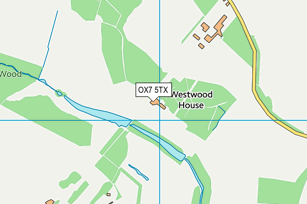 OX7 5TX map - OS VectorMap District (Ordnance Survey)