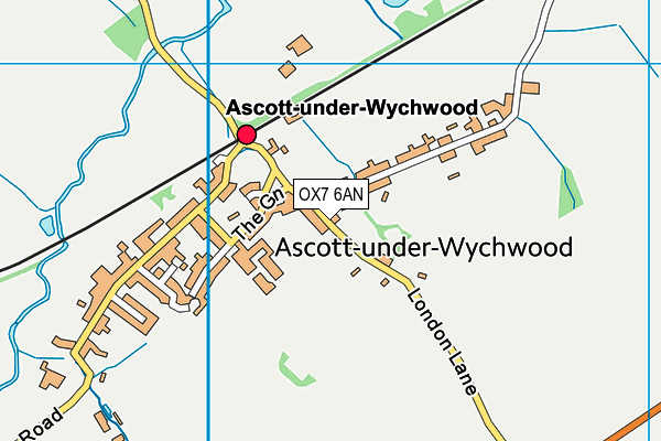 Windrush Valley School map (OX7 6AN) - OS VectorMap District (Ordnance Survey)