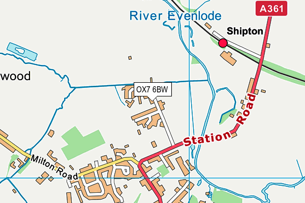 Map of WYCHWOOD MEDICAL LIMITED at district scale