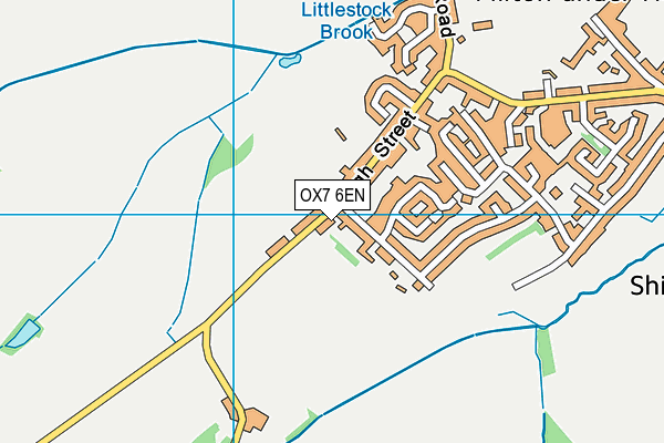 OX7 6EN map - OS VectorMap District (Ordnance Survey)