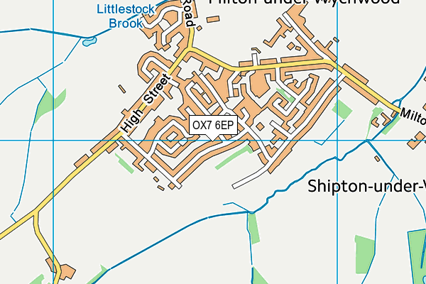 OX7 6EP map - OS VectorMap District (Ordnance Survey)