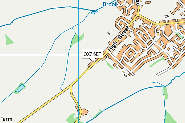 OX7 6ET map - OS VectorMap District (Ordnance Survey)