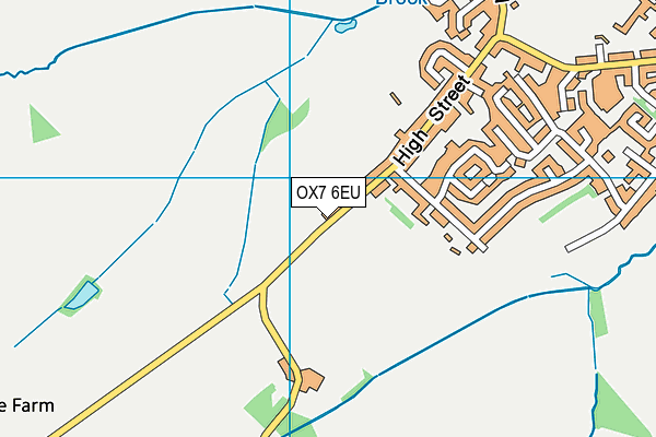 OX7 6EU map - OS VectorMap District (Ordnance Survey)