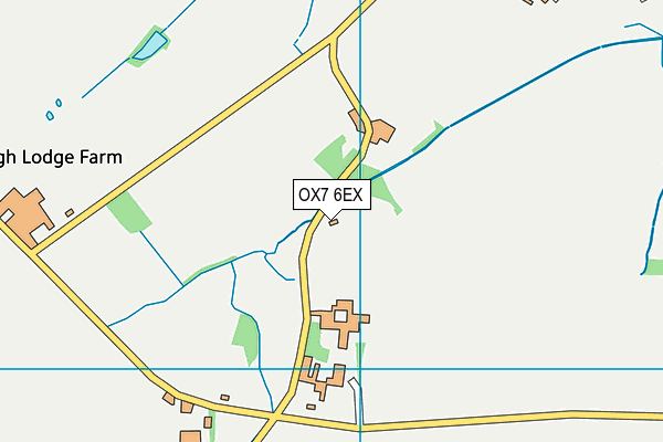 OX7 6EX map - OS VectorMap District (Ordnance Survey)