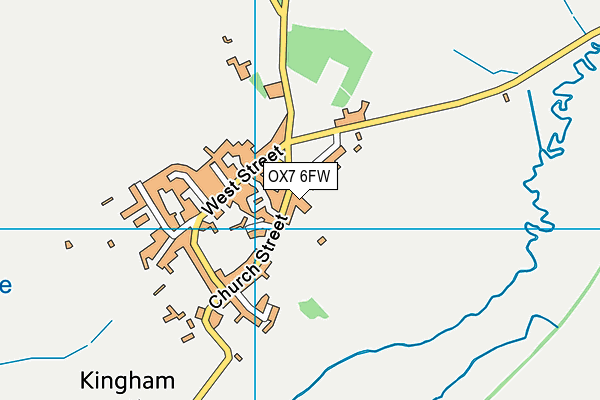 OX7 6FW map - OS VectorMap District (Ordnance Survey)