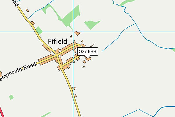 OX7 6HH map - OS VectorMap District (Ordnance Survey)