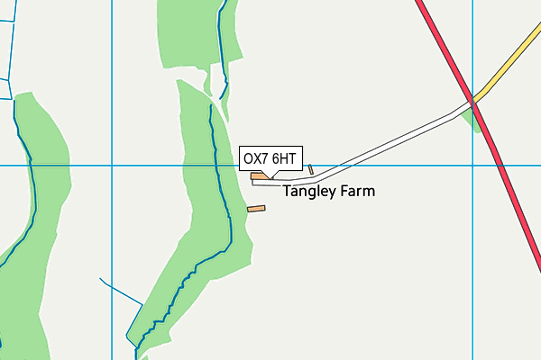 OX7 6HT map - OS VectorMap District (Ordnance Survey)