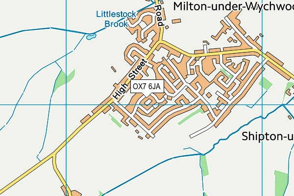 Map of WYCHWOOD ROOFING LTD at district scale