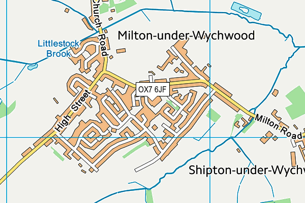Map of WYCHWOOD MACHINING LIMITED at district scale