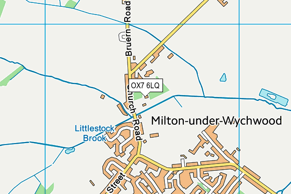 OX7 6LQ map - OS VectorMap District (Ordnance Survey)