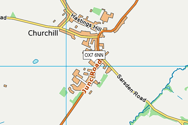 OX7 6NN map - OS VectorMap District (Ordnance Survey)