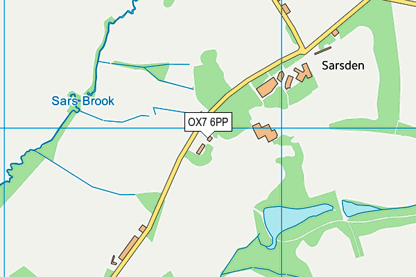 OX7 6PP map - OS VectorMap District (Ordnance Survey)