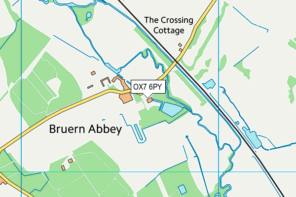 OX7 6PY map - OS VectorMap District (Ordnance Survey)