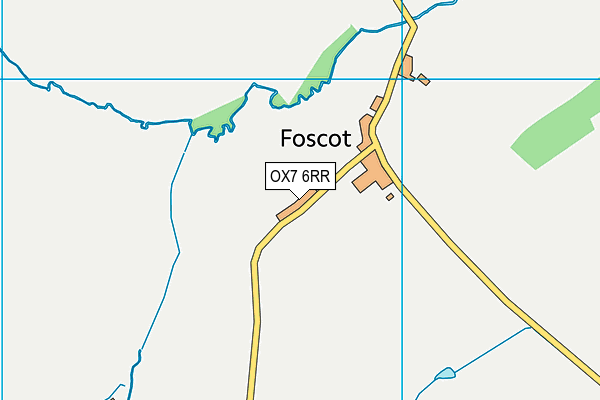 OX7 6RR map - OS VectorMap District (Ordnance Survey)