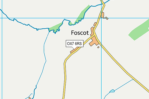 OX7 6RS map - OS VectorMap District (Ordnance Survey)