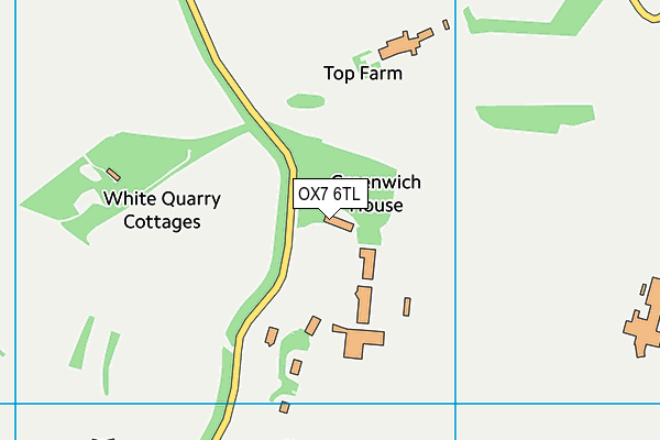 OX7 6TL map - OS VectorMap District (Ordnance Survey)