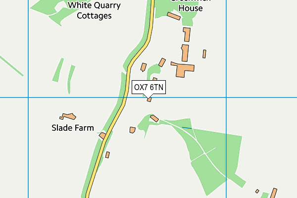OX7 6TN map - OS VectorMap District (Ordnance Survey)