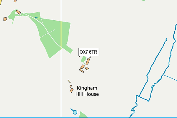 OX7 6TR map - OS VectorMap District (Ordnance Survey)