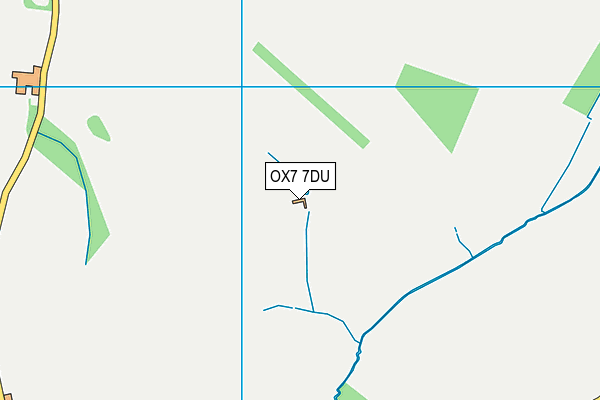 OX7 7DU map - OS VectorMap District (Ordnance Survey)