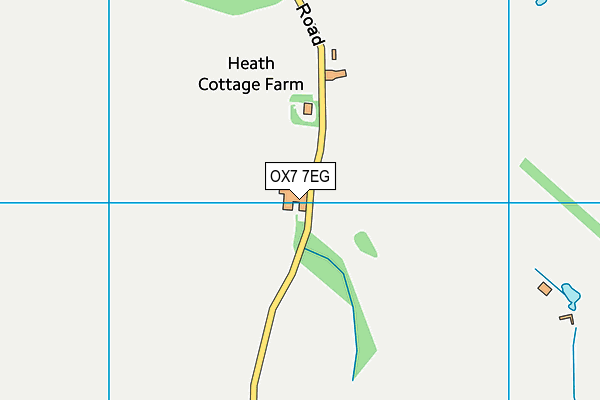 OX7 7EG map - OS VectorMap District (Ordnance Survey)