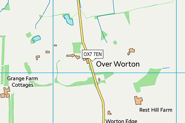 OX7 7EN map - OS VectorMap District (Ordnance Survey)