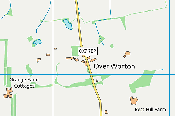 OX7 7EP map - OS VectorMap District (Ordnance Survey)