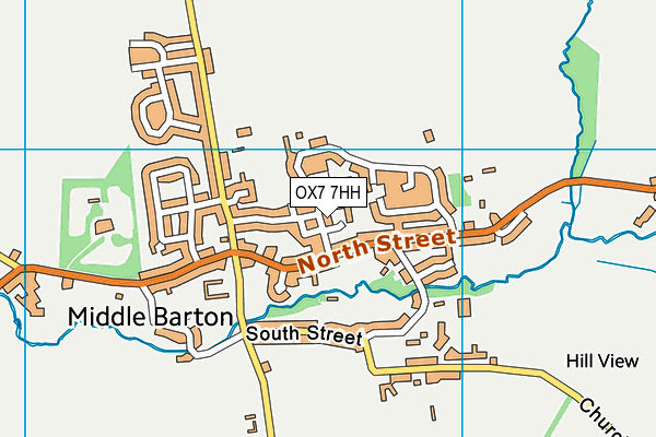 OX7 7HH map - OS VectorMap District (Ordnance Survey)