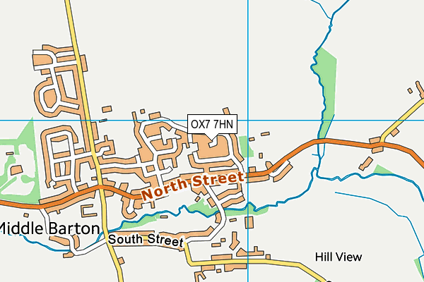 OX7 7HN map - OS VectorMap District (Ordnance Survey)