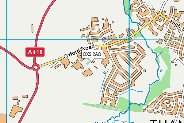 Lord Williams's School map (OX9 2AQ) - OS VectorMap District (Ordnance Survey)