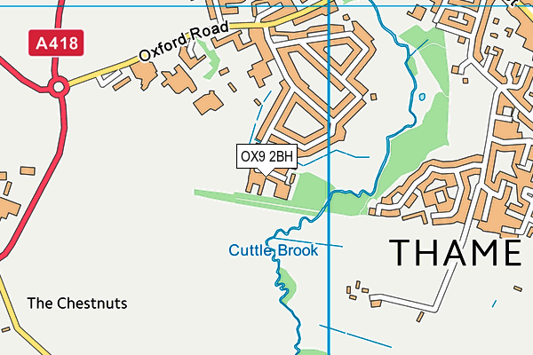 OX9 2BH map - OS VectorMap District (Ordnance Survey)