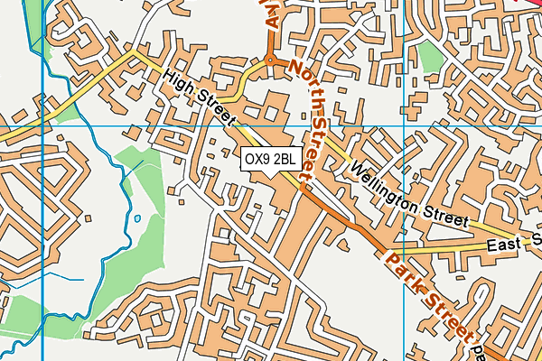 OX9 2BL map - OS VectorMap District (Ordnance Survey)