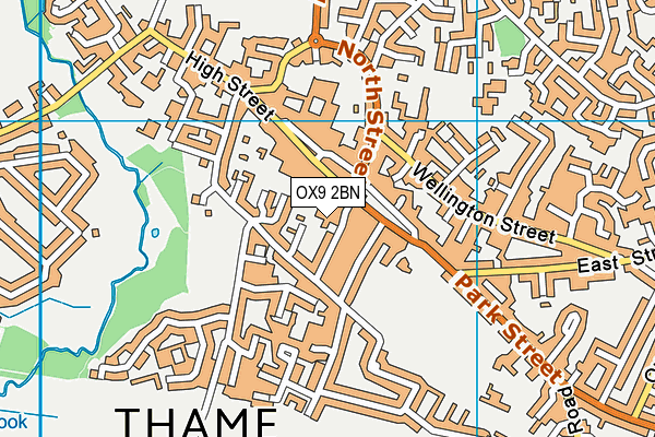 OX9 2BN map - OS VectorMap District (Ordnance Survey)