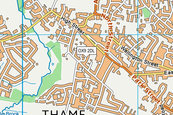 OX9 2DL map - OS VectorMap District (Ordnance Survey)