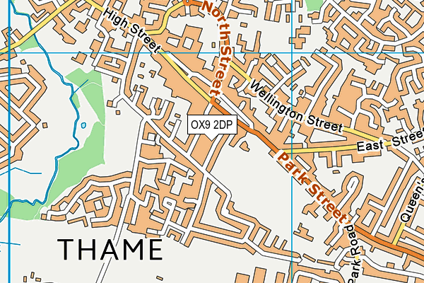 OX9 2DP map - OS VectorMap District (Ordnance Survey)