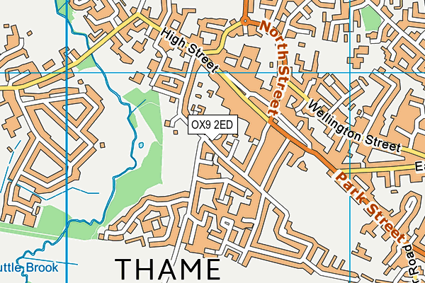 Map of THAME SERVICE STATION LIMITED at district scale